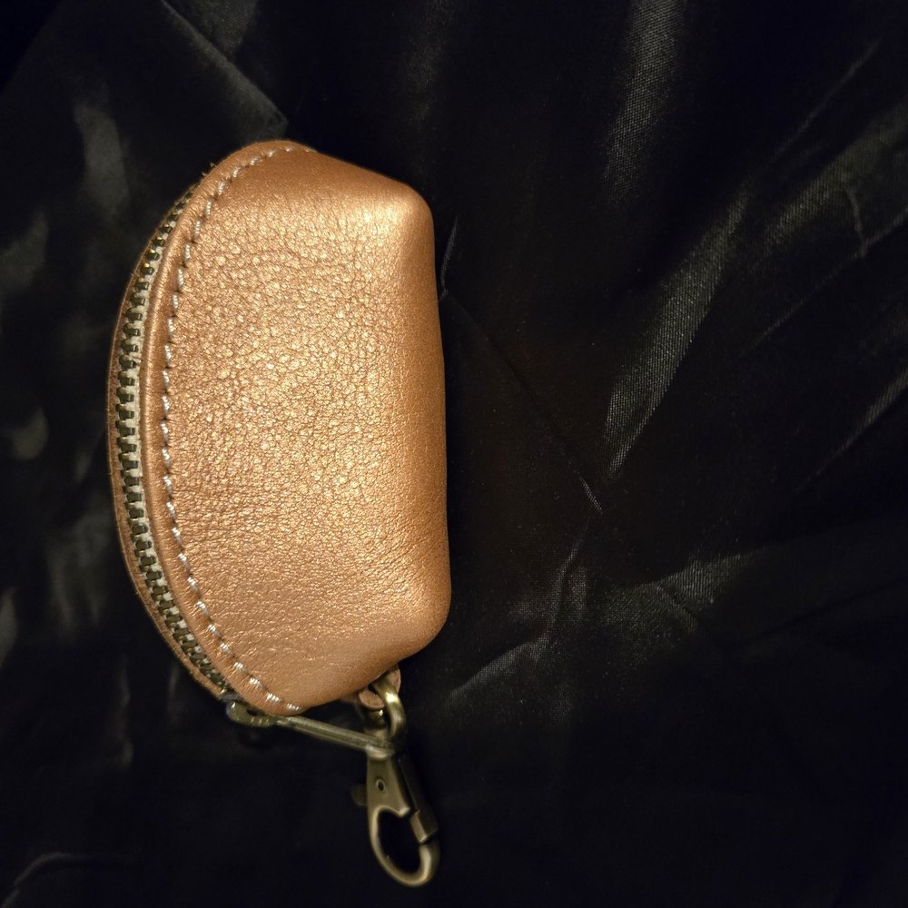 Metallic Gold Coin Pouch